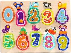 Ξύλινο Παιδικό Puzzle Σφηνώματα Animals Numbers 10pcs Top Bright Ξύλινο Παιδικό Puzzle Σφηνώματα Animals Numbers 10pcs Top Bright