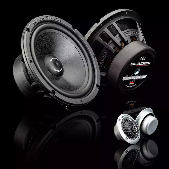Gladen Автомобилен Високоговорител Zero pro 165.2 DC AC active Сплит-системи 6.5" с 150W RMS (2 път)