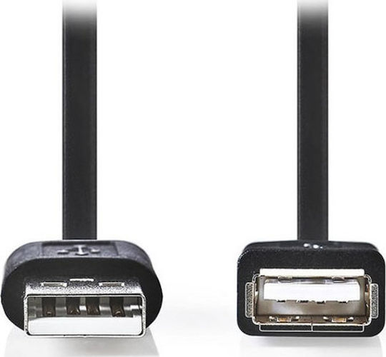 Nedis 3m USB 2.0 Cable A-Male to A-Female (CCGP60010BK30)