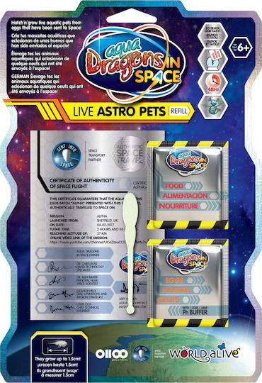 World Alive Aqua Dragons In Space Astro Pets Refill Образователна Игра Образователни за 6+ години Години