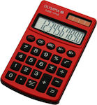 Olympia Αριθμομηχανή Τσέπης LCD-1110 10 Ψηφίων σε Κόκκινο Χρώμα