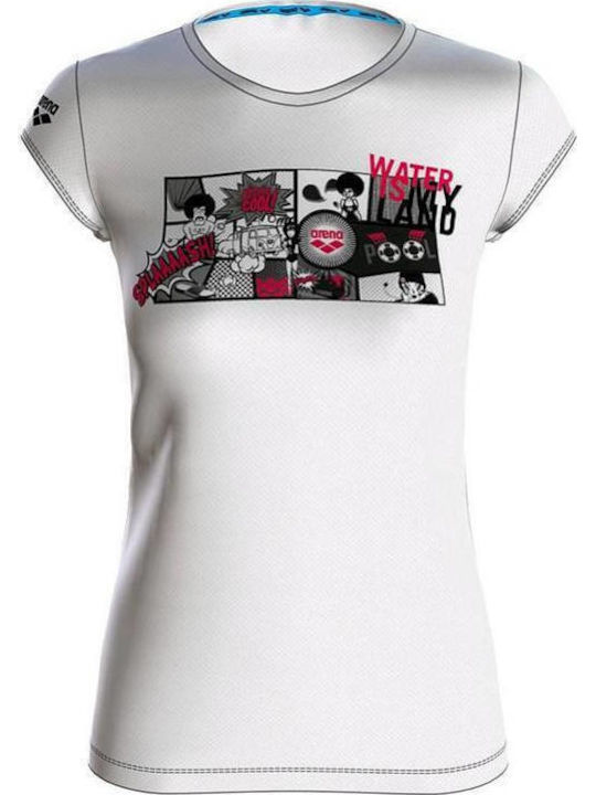 Graphics S/s Tee Essence Γυναικείο T-shirt Λευκό