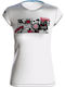 Graphics S/s Tee Essence Γυναικείο T-shirt Λευκό