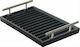Kazis Backblech Beidseitig mit Gusseisen Grill Oberfläche 30x20x2.1cm