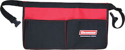 Benman Fabric Tool Belt with 2 Compartments