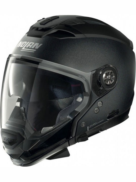 Nolan N70-2 GT Special N-Com Modular Helmet with Sun Visor ECE 22.05 1480gr 9 Black Graphite