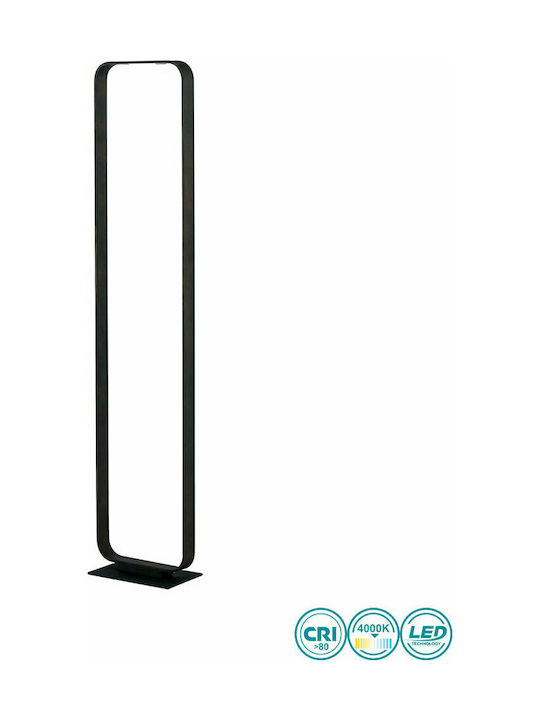 Fan Europe Moka PT LED Floor Lamp H114xW22cm. with Natural White Light Black LED-MOKA-PT