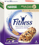 Nestle Fitness Μπάρα Δημητριακών με Cookies & Cream (6x23.5gr) 141gr
