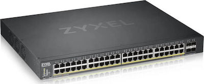 Zyxel XGS1930-52HP Gestionat L3 PoE+ Switch cu 48 Porturi Gigabit (1Gbps) Ethernet și 4 Porturi SFP