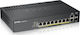Zyxel GS1920-8HPV2 Managed L2 PoE+ Switch με 8 Θύρες Gigabit (1Gbps) Ethernet