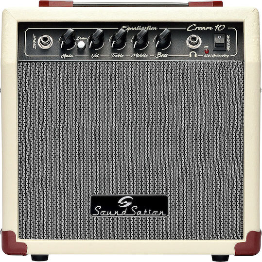 Soundsation Cream-10 Combo Amplifier for Electric Guitar 1 x 6.5" 10W Ecru