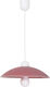 Rabalux Pendant Light Single-Light for Socket E27 Red