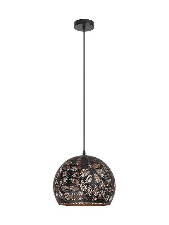 Rabalux Pendant Light Black Bell with Socket E27 31.5x30x30cm