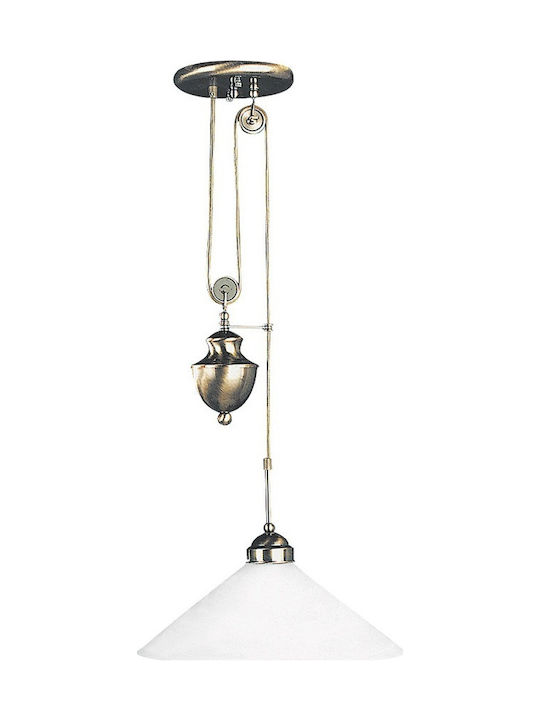 Rabalux Pendant Light Single-Light for Socket E27 White