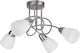 Rabalux Modern Metal Ceiling Light with Socket E14 28pcs Silver