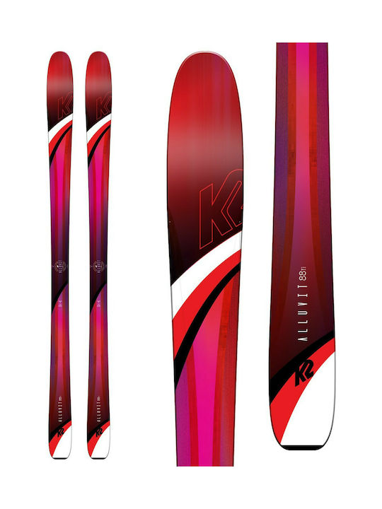 K2 Alluvit 88 Ti 2019 Ski Schuhe in Rot Farbe