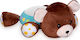 Lorelli Sleep Toy Night Light Bear made of Fabric with Music, Light, and Sounds for 0++ Months