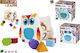 Colorbaby Babyspielzeug Wooden Teaching Sorter Owl aus Holz für 12++ Monate