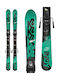 K2 Indy Children's Ski Boots in Green Color with Bindings Marker FDT 7.0