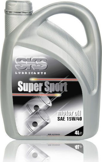 SKS Super Sport Λάδι Αυτοκινήτου 15W-40 4lt