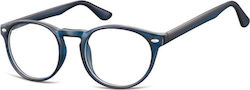 Sunoptic Plastic Eyeglass Frame Navy Blue CP148G