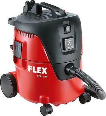 Flex VC 21 L MC Nass- und Trockensauger Flüssigkeiten / Feststoffe 1250W mit Behälter 20Es