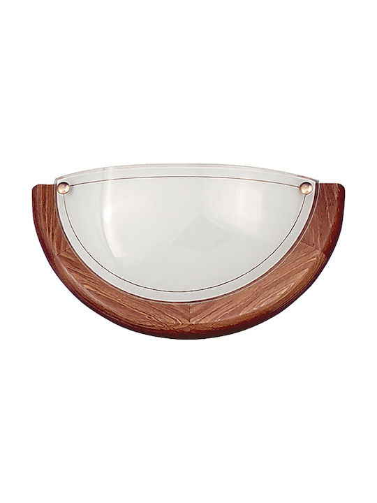 Rabalux Ufo Classic Wall Lamp with Socket E27 Brown Width 32cm