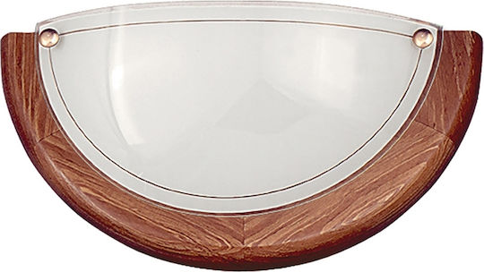 Rabalux Ufo Klassisch Leuchte Wand mit Fassung E27 Braun 32x17x9cm