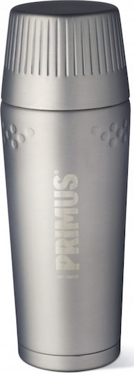 Primus Trailbreak Vacuum Bottle Bottle Thermos Stainless Steel 500ml Silver with Cap-Cup