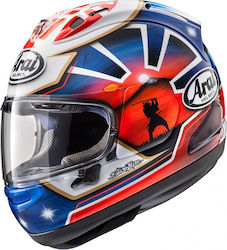 Arai RX-7V Pedrosa Spirit Full Face Helmet with Pinlock ECE 22.05 Blue