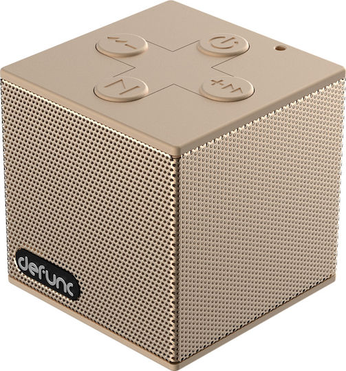 Defunc Travel Bluetooth Speaker 3W with Battery Life up to 10 hours Gold