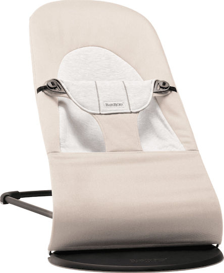 BabyBjorn Χειροκίνητο Relax Μωρού Balance Soft Beige/Grey για Παιδί έως 13kg