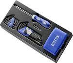 Expert Tools E121105 Tavă de instrumente cu 74 Unelte