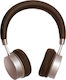 Remax RB-520HB Ασύρματα / Ενσύρματα On Ear Ακουστικά με 8 ώρες Λειτουργίας Καφέ