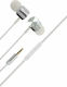 Senso EB10W In-ear Handsfree με Βύσμα 3.5mm Λευκό