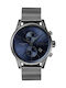 Boss Navigator Men's Watch 44mm Chronograph Battery with Gray Metal Bracelet