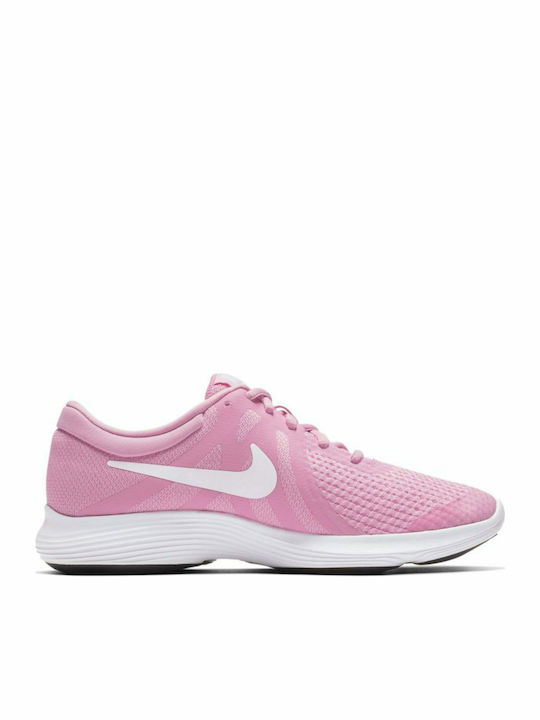Nike Αθλητικά Παιδικά Παπούτσια Running Revolution 4 GS Ροζ