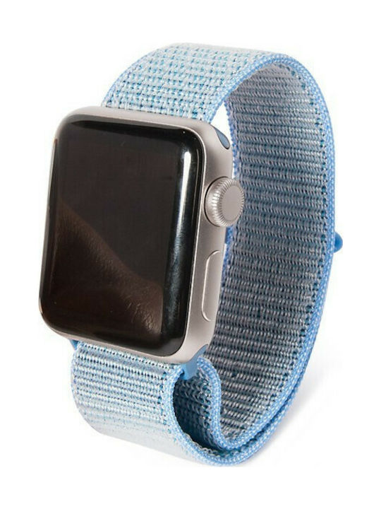 Armband Stoff Grey/Blue (Apple Watch 38/40/41mm)