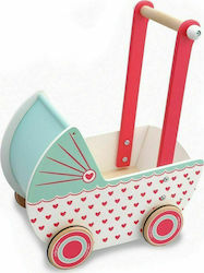 Indigo Jamm Doll Stroller Heart Pram made of Wood KIJ10023