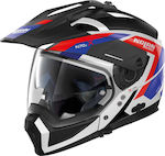 Nolan N70-2 X Grandes Alpes N-Com On-Off Helmet with Sun Visor ECE 22.05 26 Metal White N702XGRABLUL