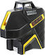 Stanley Fatmax Αυτορυθμιζόμενο Γραμμικό Αλφάδι Laser Κόκκινης Δέσμης με Εύρος Εργασίας 20m