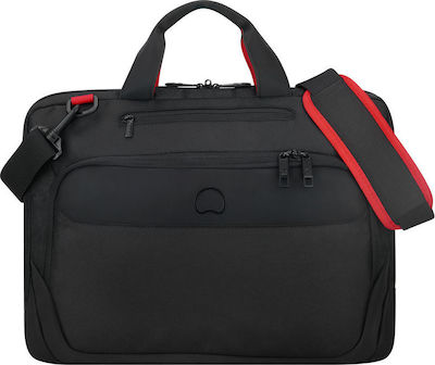 Delsey Parvis Plus Shoulder / Handheld Bag for 15.6" Laptop Black