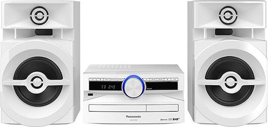 Panasonic Озвучителна система 2 SC-UX104 SC-UX104EG-W 300W с CD / Цифрови медии Player и Блутут Бял