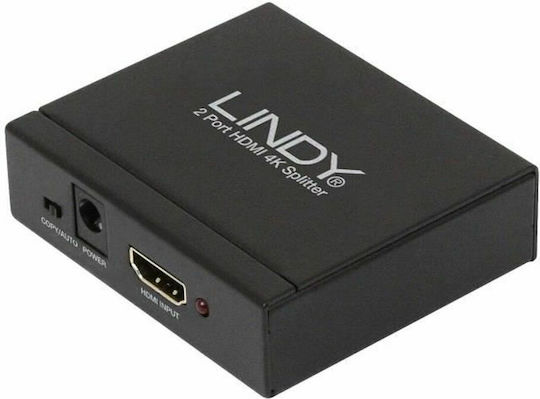 Lindy 38158 UHD 1 input/2 outputs HDMI Splitter 38158