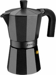 Monix M640001 Stovetop Espresso Pot for 1Cups Black