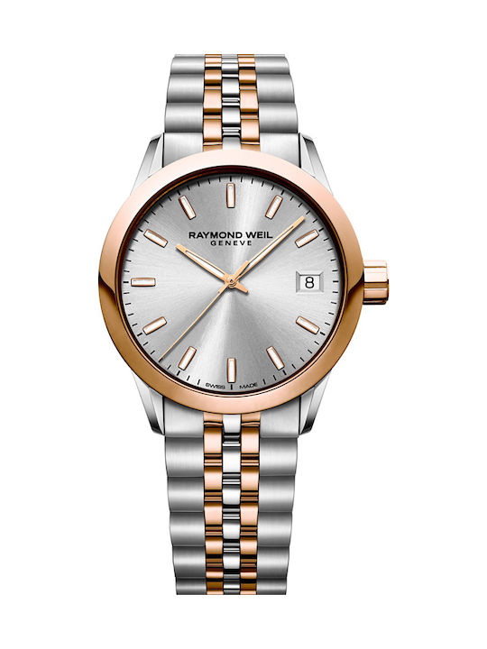 Raymond Weil Ceas cu Argintiu Brățară Metalică 5634-SP5-65021