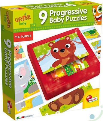 Kids Puzzle Carotina Baby Puppies 9pcs Lisciani Giochi