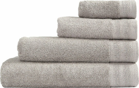 Nef-Nef Homeware Facecloth 50x90cm Grey Weight 550gr/m²