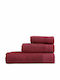 Nef-Nef Homeware Handtuch 30x50εκ. Bordo Gewicht 550gr/m²