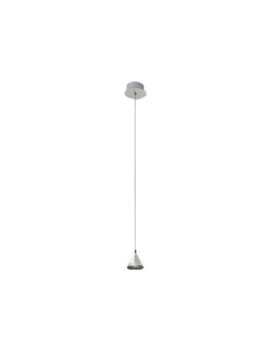 Fabas Luce Delta Pendant Light Single-Light Silver